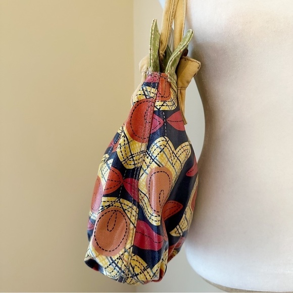 Fossil Coated Canvas Tulip Shoulder Hobo Bag - Picture 4 of 16